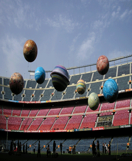 Planète gonflable Ø 3 m