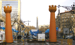 Tourelles gonflables 9 m