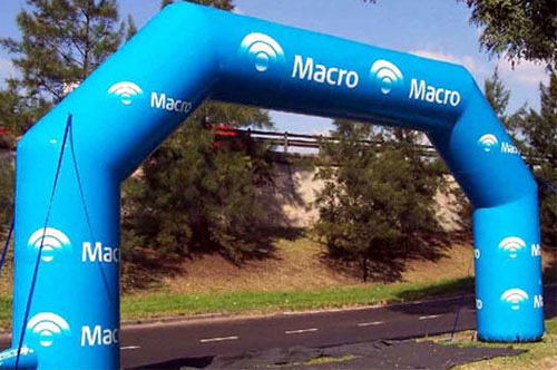 Détail d'arche gonflable